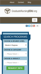 Mobile Screenshot of graduatenursingedu.org